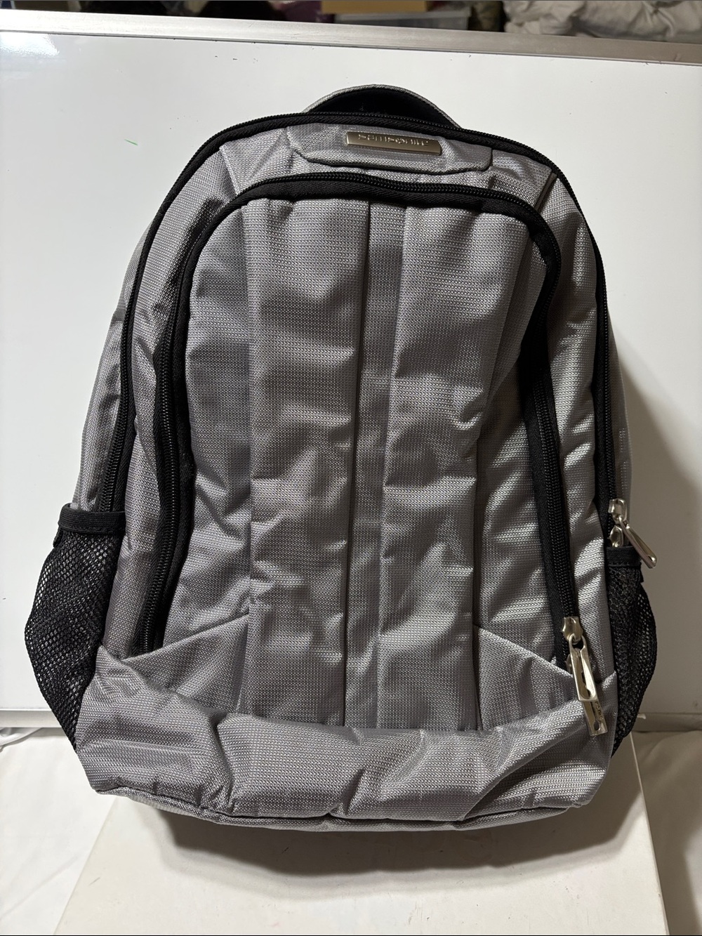Samsonite Gray and Black Commuter Backpack. NWOT